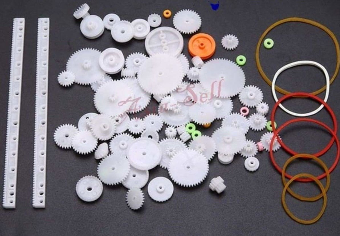 Plastic Gears Set Car Kits Motor Gearbox Reduction Model Drive Robot Kit - B - Asia Sell