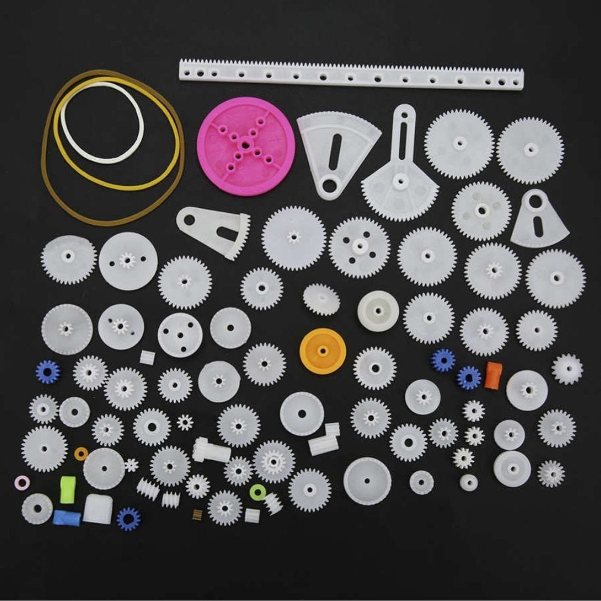 Plastic Gears Set Car Kits Motor Gearbox Reduction Model Drive Robot Kit - J - Asia Sell