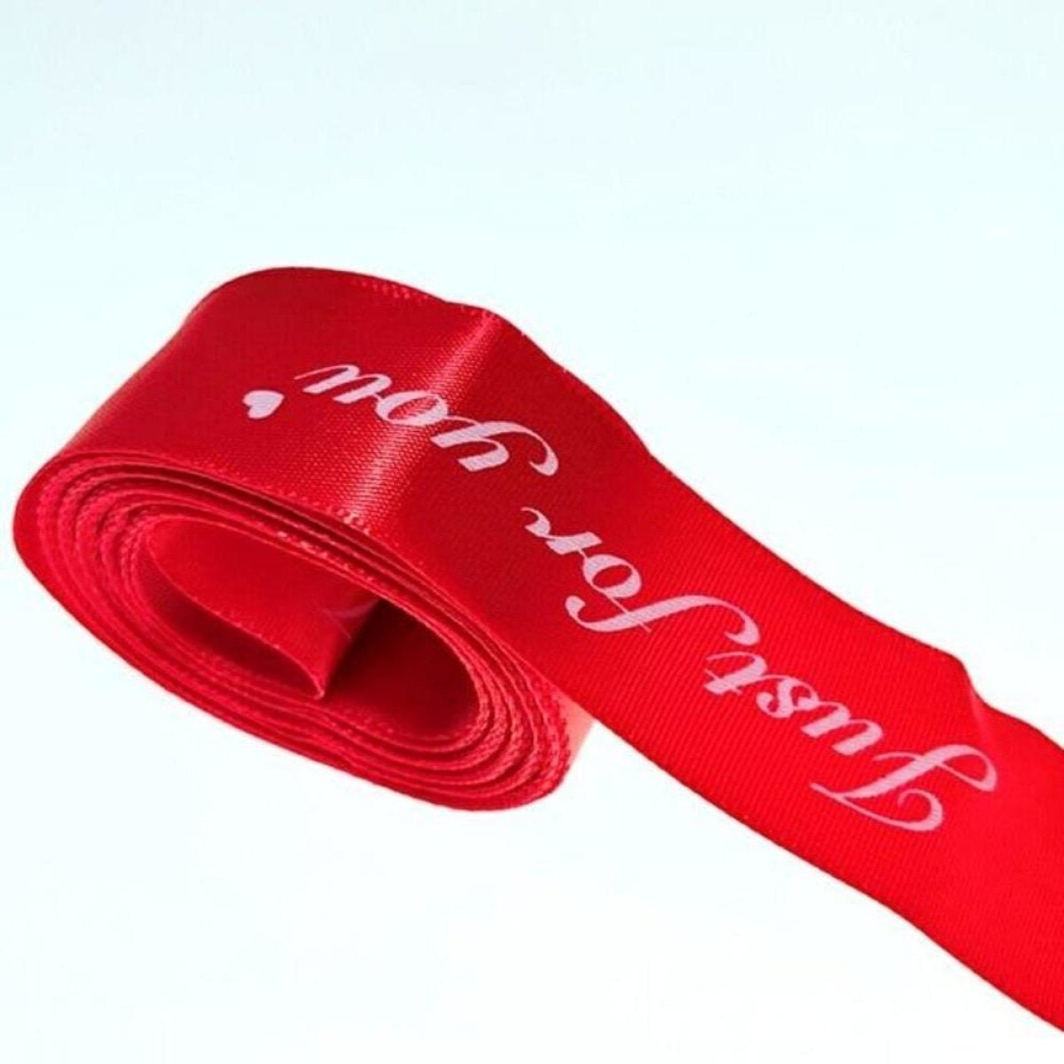 Printed Ribbon Just For You 25mm 8m Mixed Set Wedding Christmas Birthday Decorations - - Asia Sell