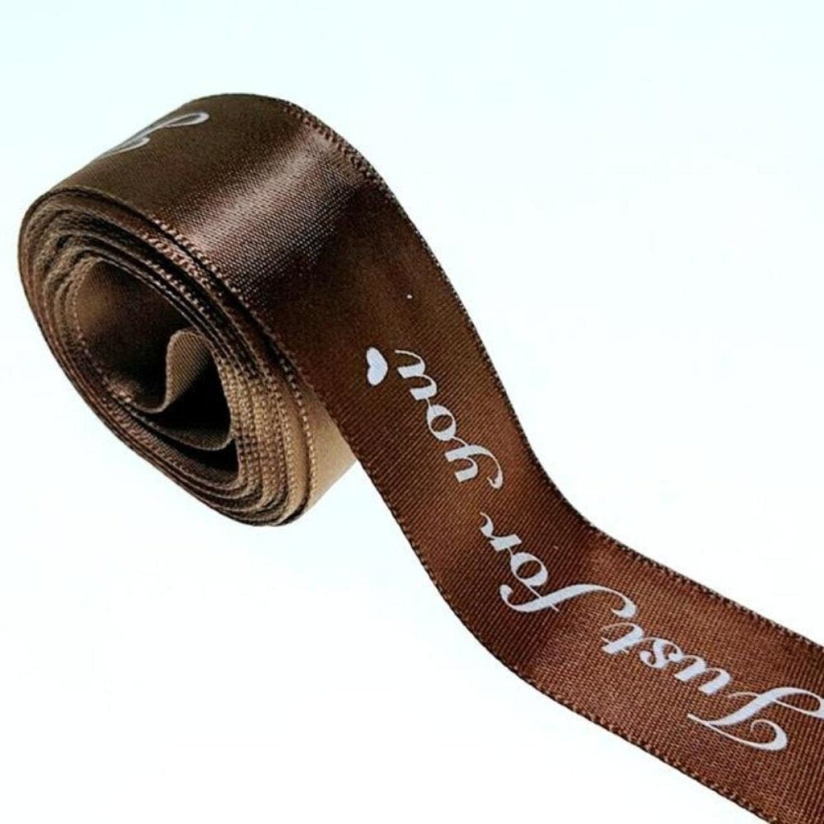 Printed Ribbon Just For You 25mm 8m Mixed Set Wedding Christmas Birthday Decorations - - Asia Sell