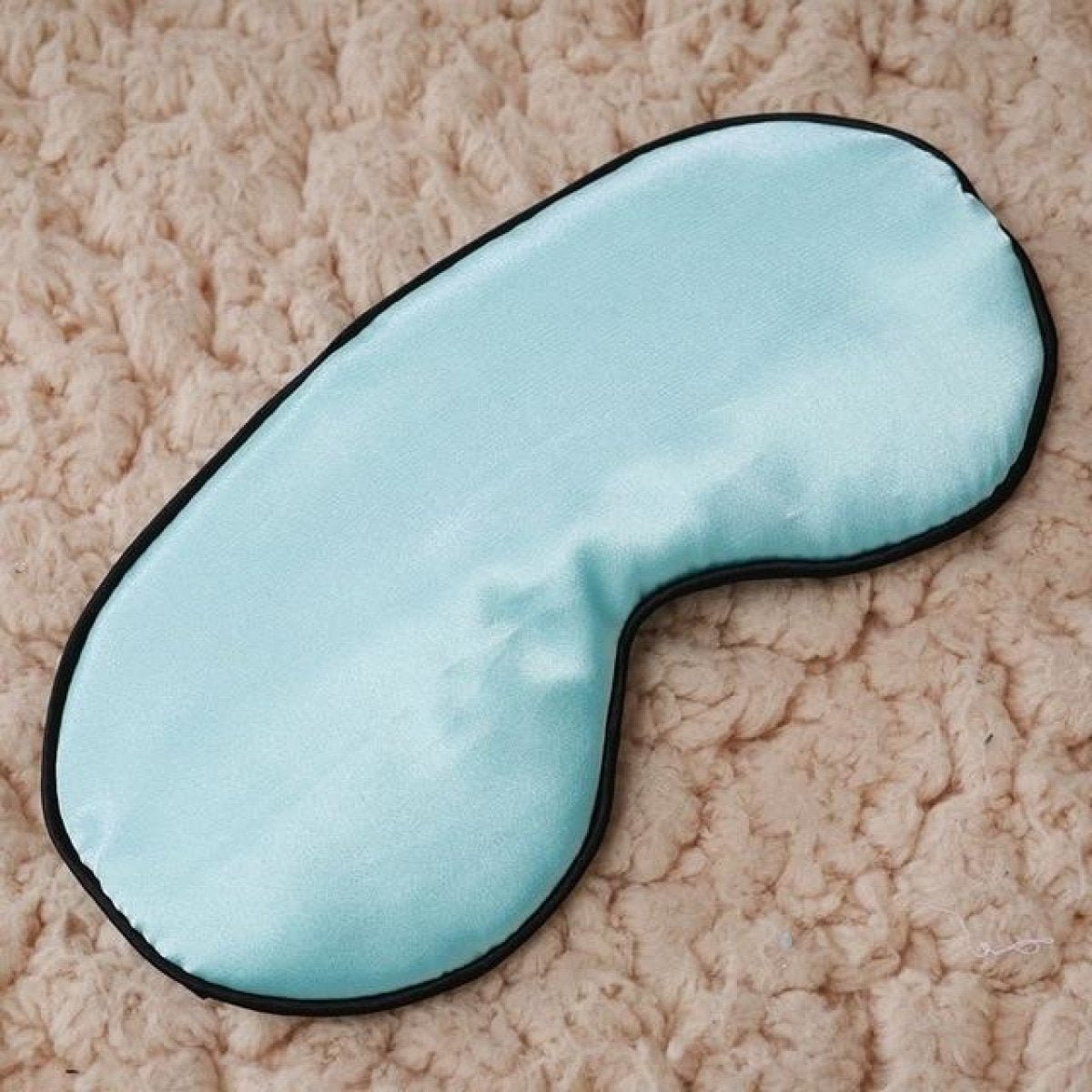 Silk Sleep Rest Eye Mask Padded Shade Cover Travel Relax Aid - Green - Asia Sell