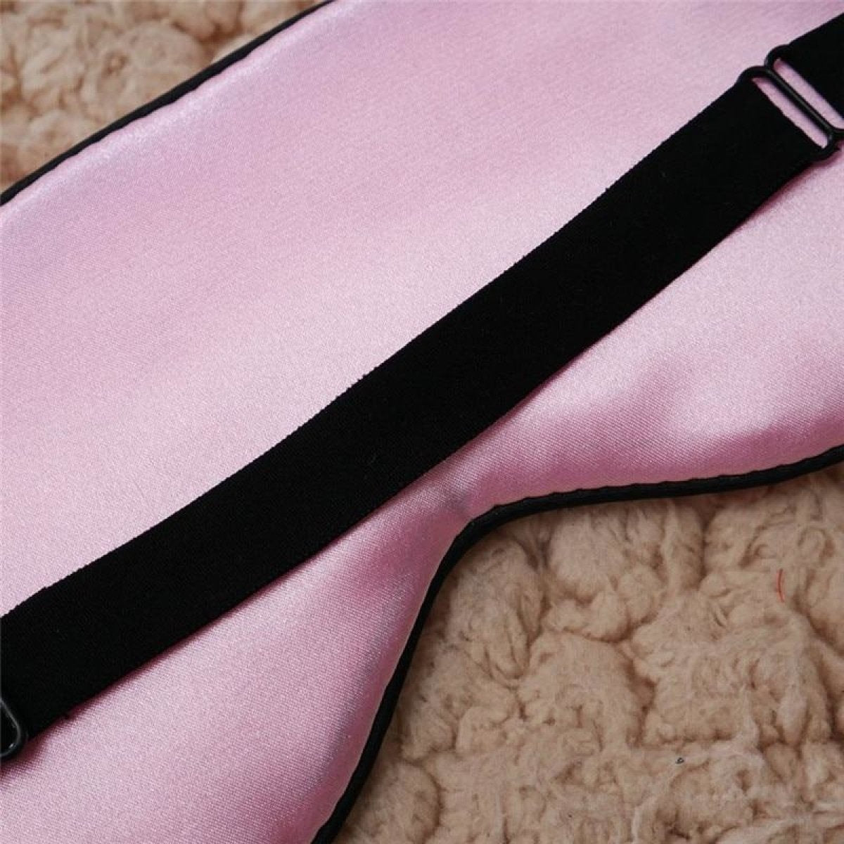 Silk Sleep Rest Eye Mask Padded Shade Cover Travel Relax Aid - Purple - Asia Sell