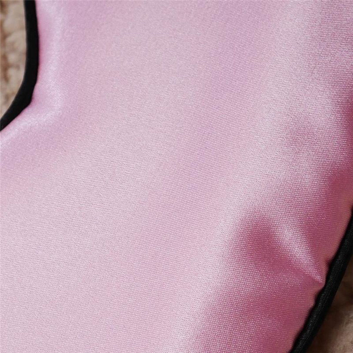 Silk Sleep Rest Eye Mask Padded Shade Cover Travel Relax Aid - Purple - Asia Sell
