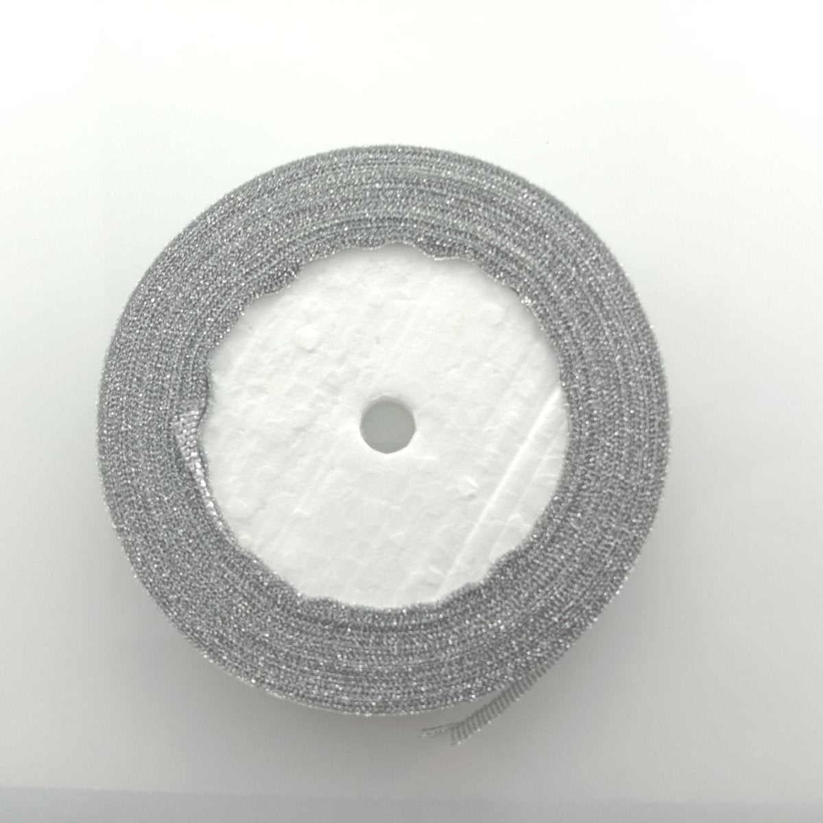 Silver 10mm Ribbon 22m Wedding Christmas Decoration Floral Flower Gift Wrapping Craft - - Asia Sell
