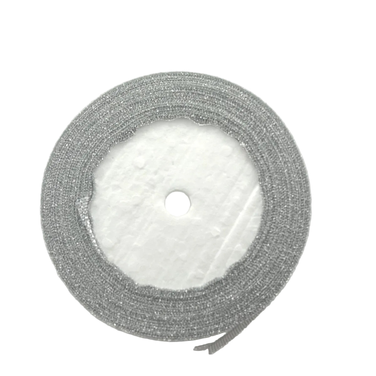Silver 10mm Ribbon 22m Wedding Christmas Decoration Floral Flower Gift Wrapping Craft - - Asia Sell