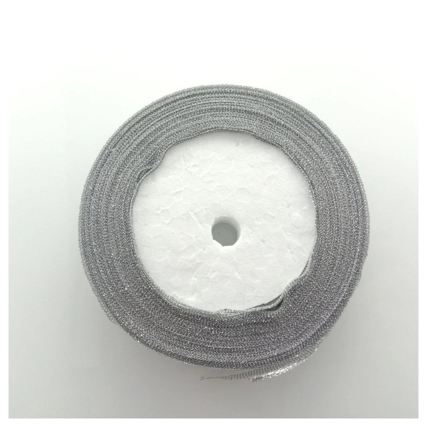Silver 15mm Ribbon 22m Wedding Christmas Decoration Floral Flower Gift Wrapping Craft - - Asia Sell
