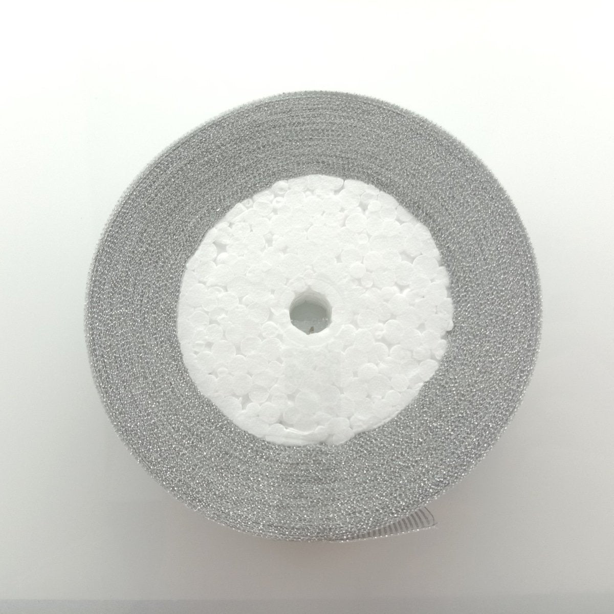 Silver 25mm Ribbon 22m Wedding Christmas Decoration Floral Flower Gift Wrapping Craft - - Asia Sell