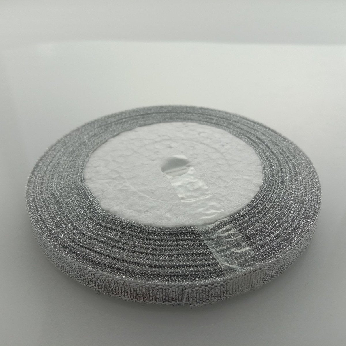 Silver 6mm Ribbon 22m Wedding Christmas Decoration Floral Flower Gift Wrapping Craft - - Asia Sell
