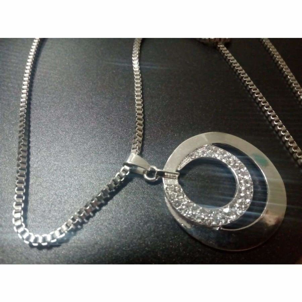Silver Colour Band Necklace Glass Crystal Costume Jewelry Crystals Jewellery - - Asia Sell