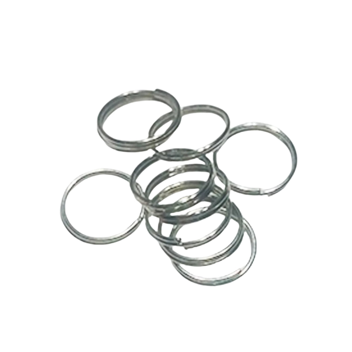 Split Key Rings Jump Rings 4mm 5mm 6mm 8mm 10mm 12mm Bronze Copper Silver Gold KC Gold Keyrings Small - 12mm Silver - Asia Sell