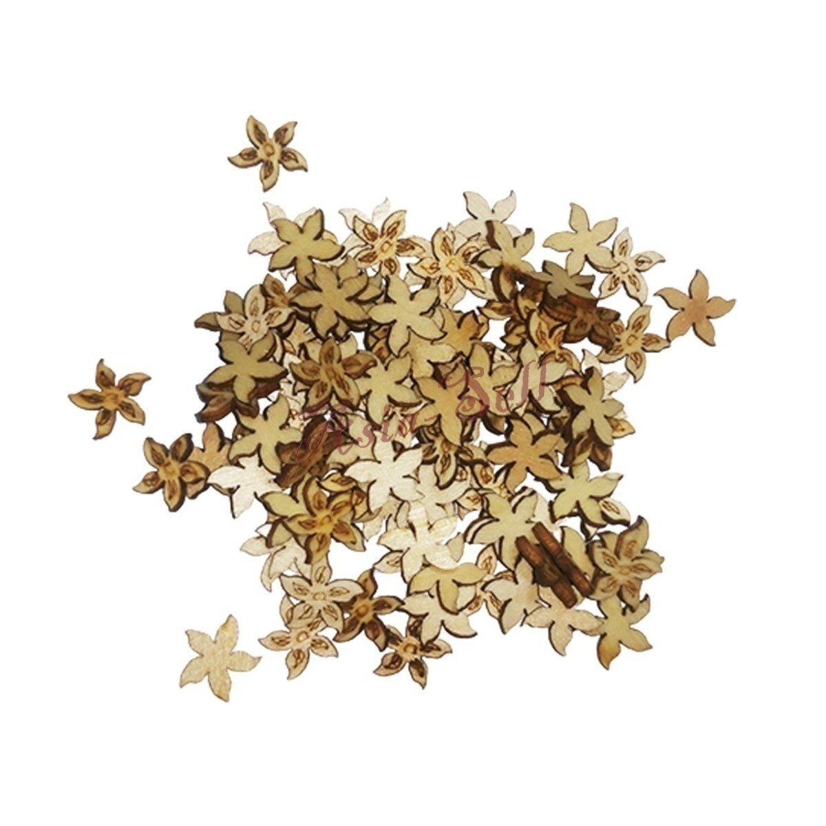 Starfish Wooden DIY Craft Wood Scrapbooking - - Asia Sell