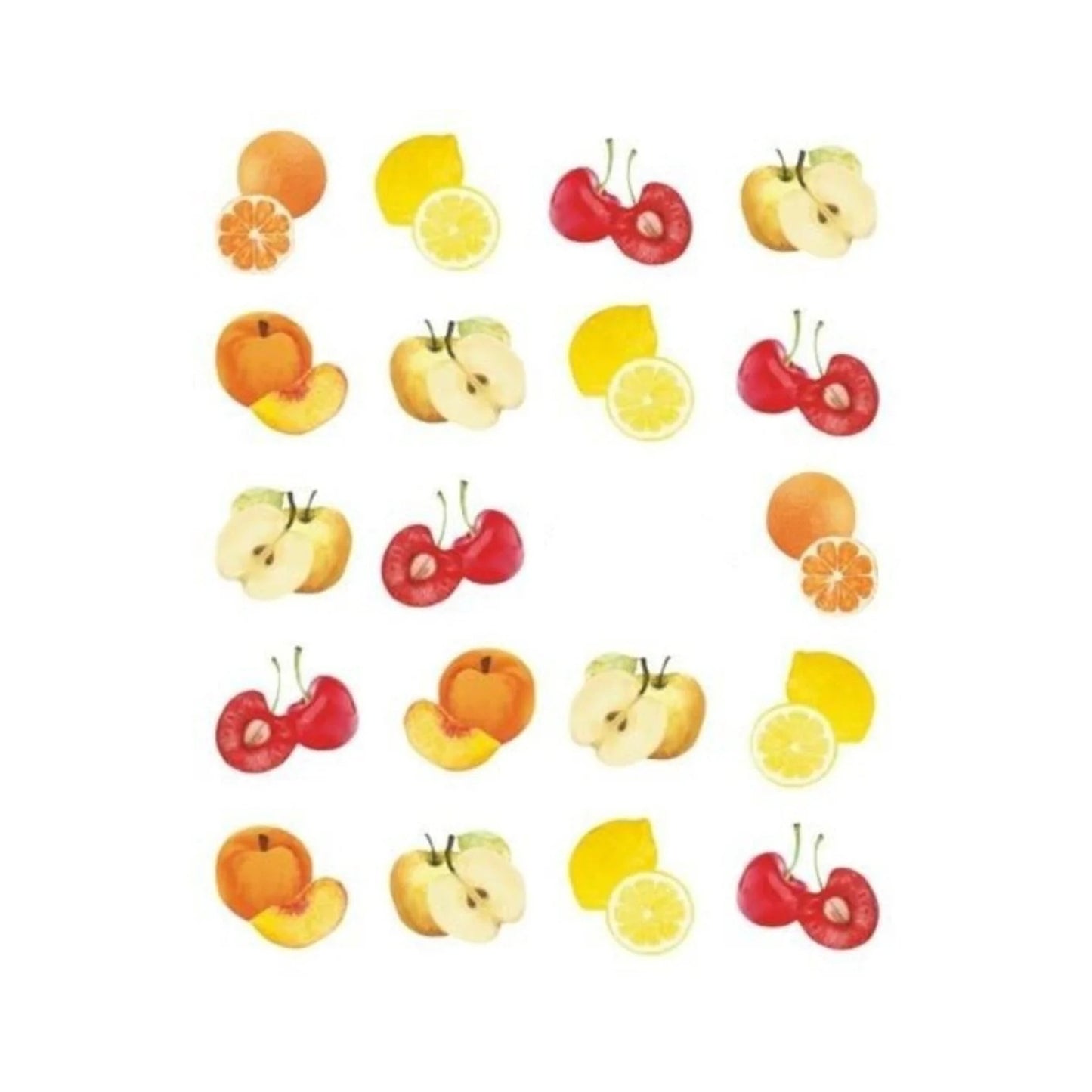 Strawberry Summer Cake & Fruit Stickers For Nails Nail Manicure Art - STZ-490 - - Asia Sell