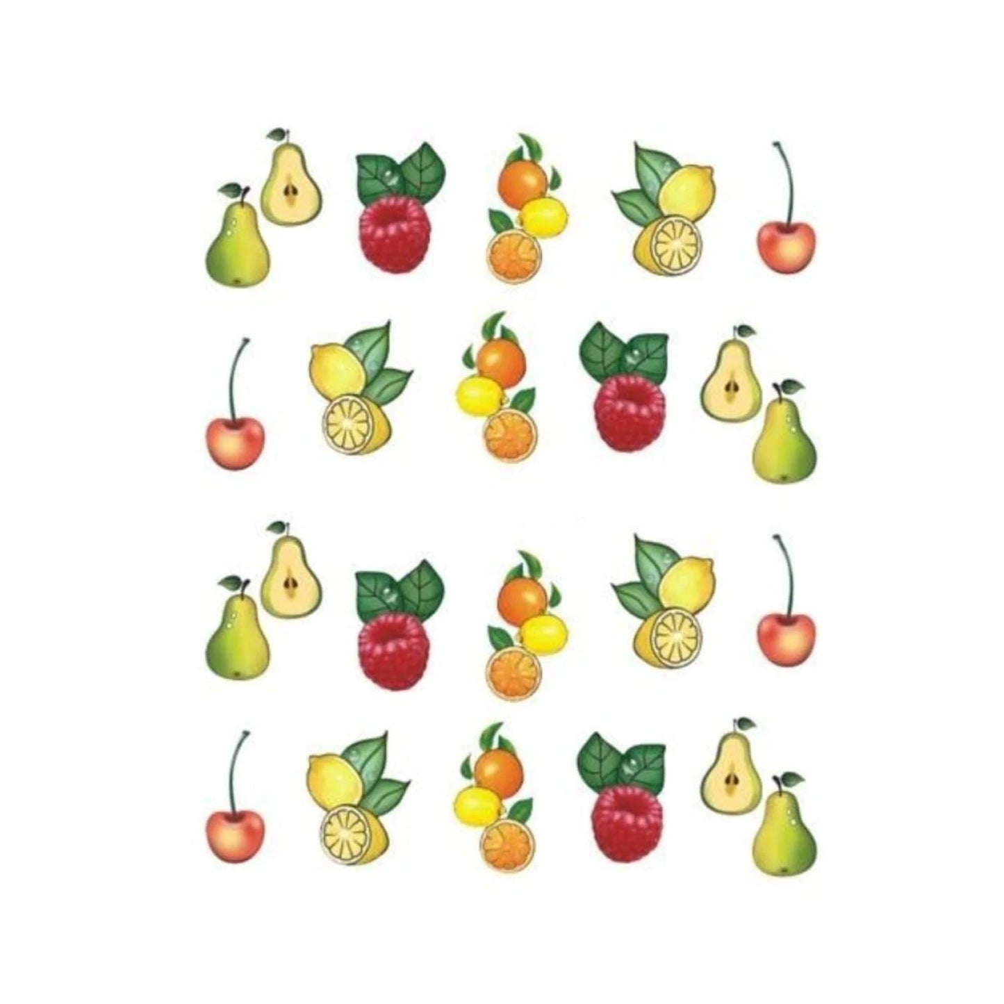 Strawberry Summer Cake & Fruit Stickers For Nails Nail Manicure Art - STZ-495 - - Asia Sell
