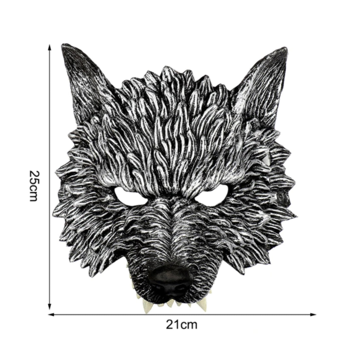 Wolf Head Face Mask Animal Masks Costume Halloween Carnival Party Props Wolves Face - - Asia Sell