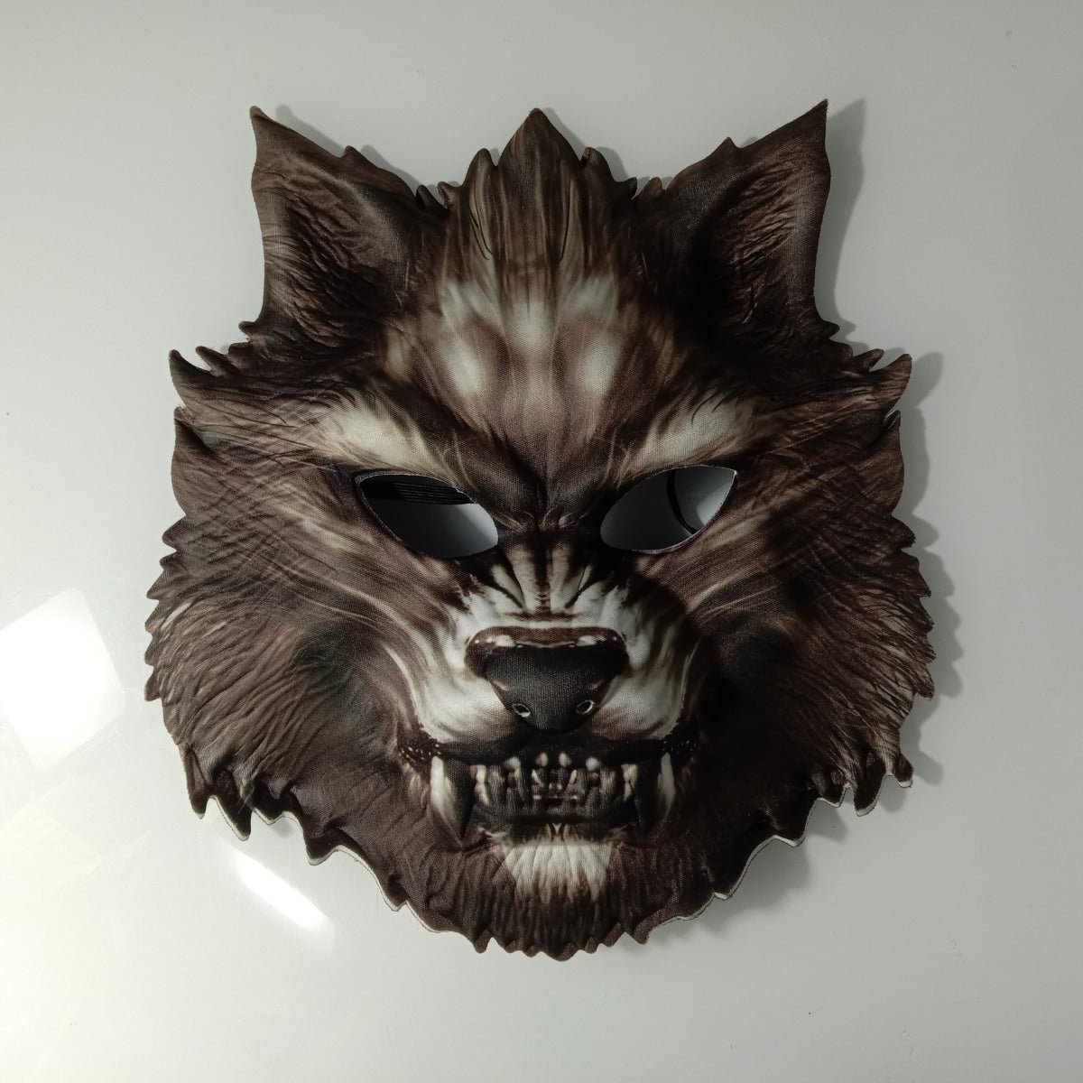 Wolfman Mask Plastic with Strap Wolf Mask Party Prop - - Asia Sell