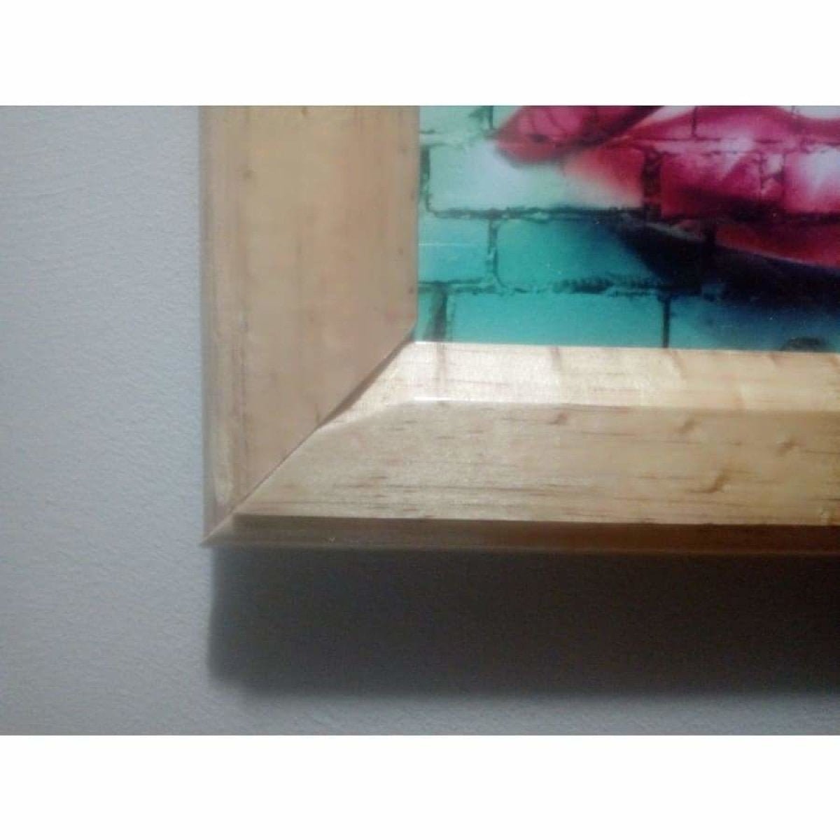 Wooden Frame Photo Art High Resolution Gloss Photograph Girl Graffiti Custom Picture - - Asia Sell