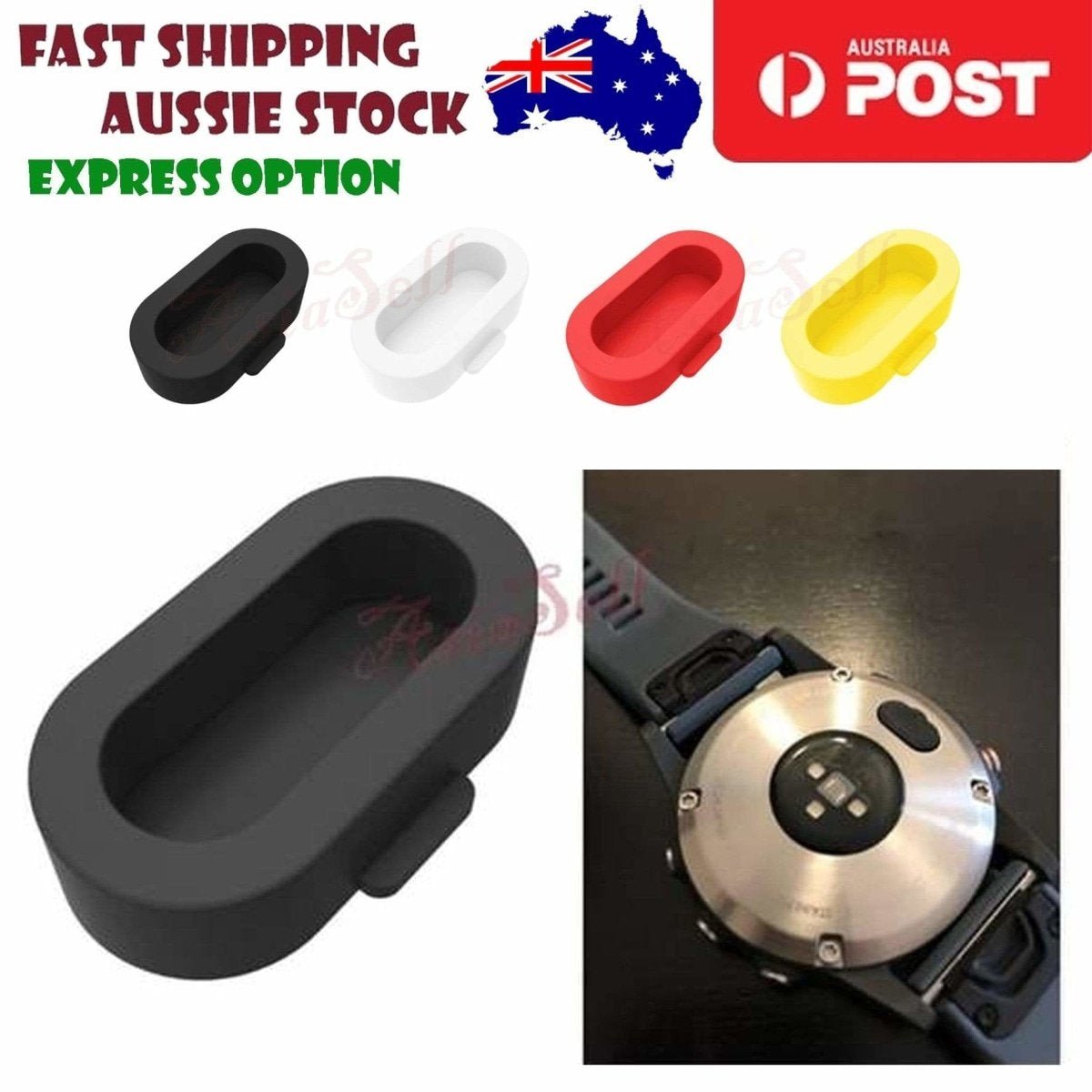 Wristband Watch Port Protector Dust Plugs Anti-Dust - Black - Asia Sell