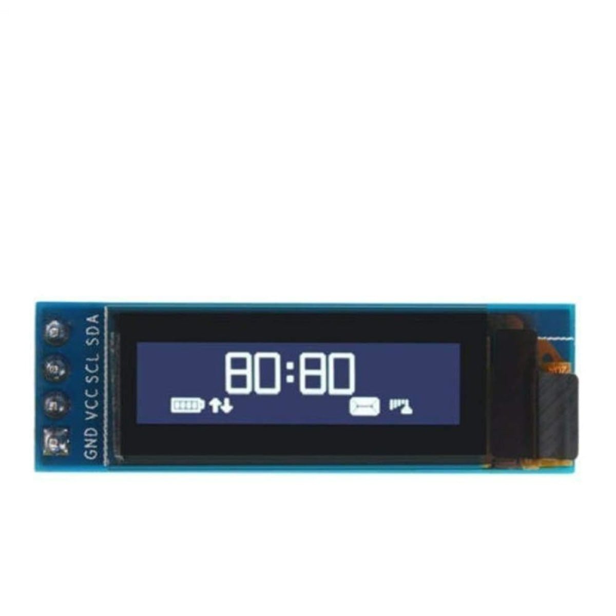 0.91" White Blue Background OLED Module 128X32 Display 0.91 inch - Blue - - Asia Sell