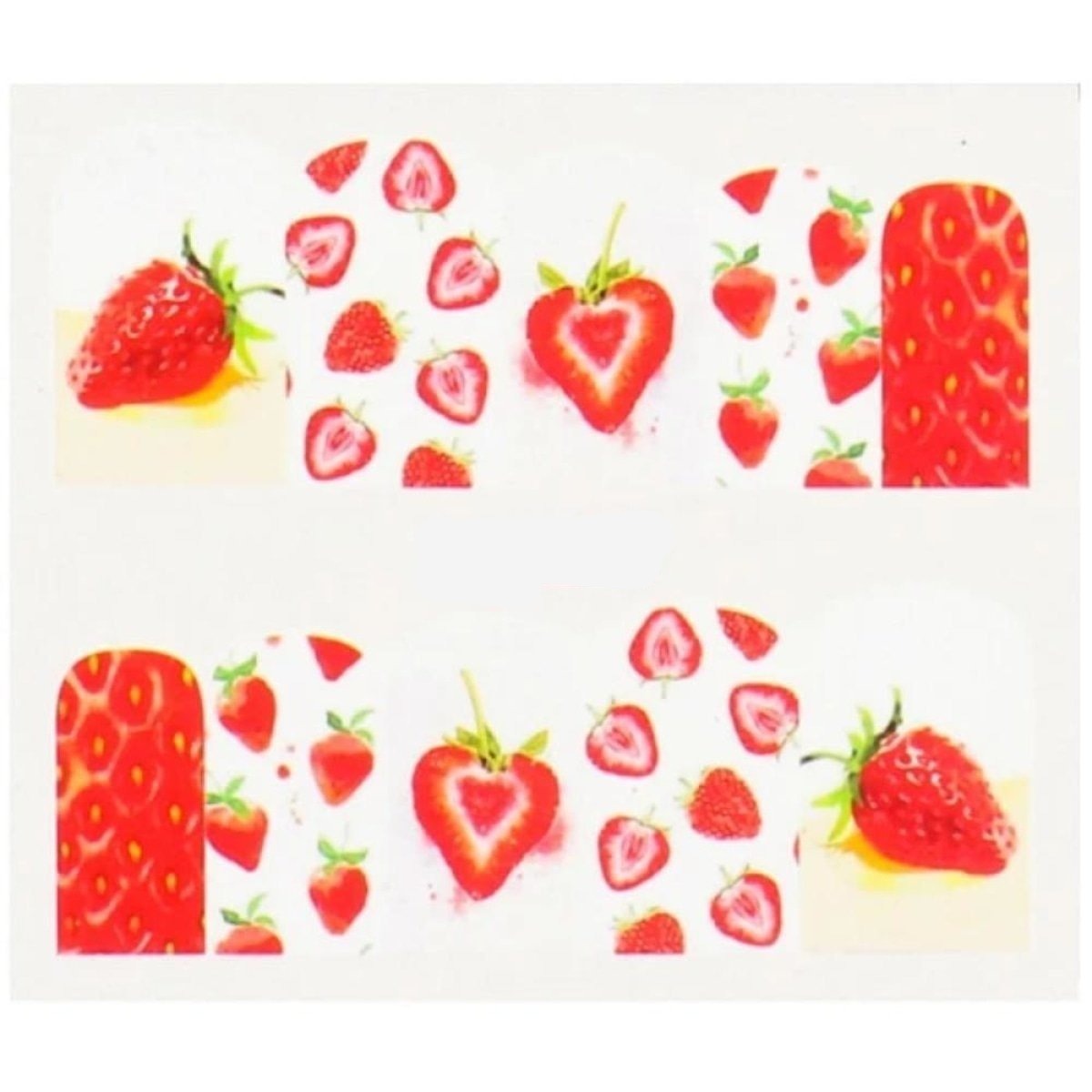 1 Sheet Nail Art Summer Slider Ice Cream Drink Fruit Sticker For Nail DIY Manicure - BN-1598 - Asia Sell