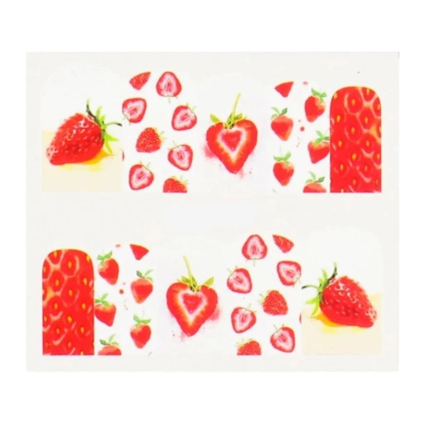 1 Sheet Nail Art Summer Slider Ice Cream Drink Fruit Sticker For Nail DIY Manicure - BN-1598 - Asia Sell