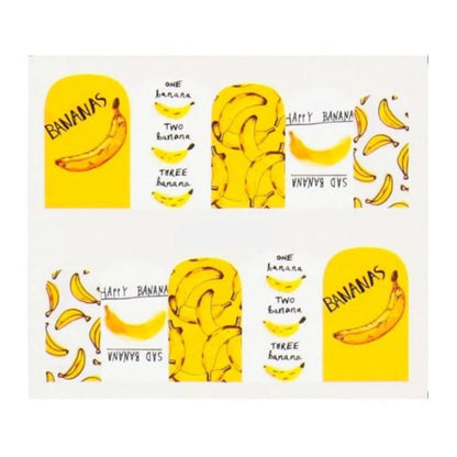 1 Sheet Nail Art Summer Slider Ice Cream Drink Fruit Sticker For Nail DIY Manicure - BN-1601 - Asia Sell
