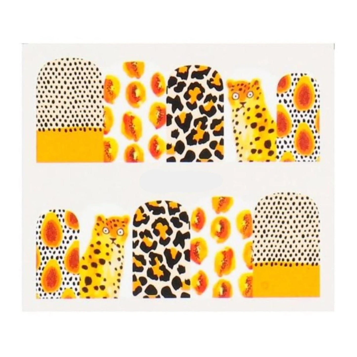 1 Sheet Nail Art Summer Slider Ice Cream Drink Fruit Sticker For Nail DIY Manicure - BN-1602 - Asia Sell