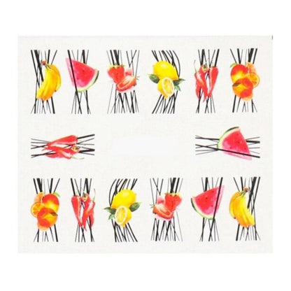 1 Sheet Nail Art Summer Slider Ice Cream Drink Fruit Sticker For Nail DIY Manicure - BN-1604 - Asia Sell
