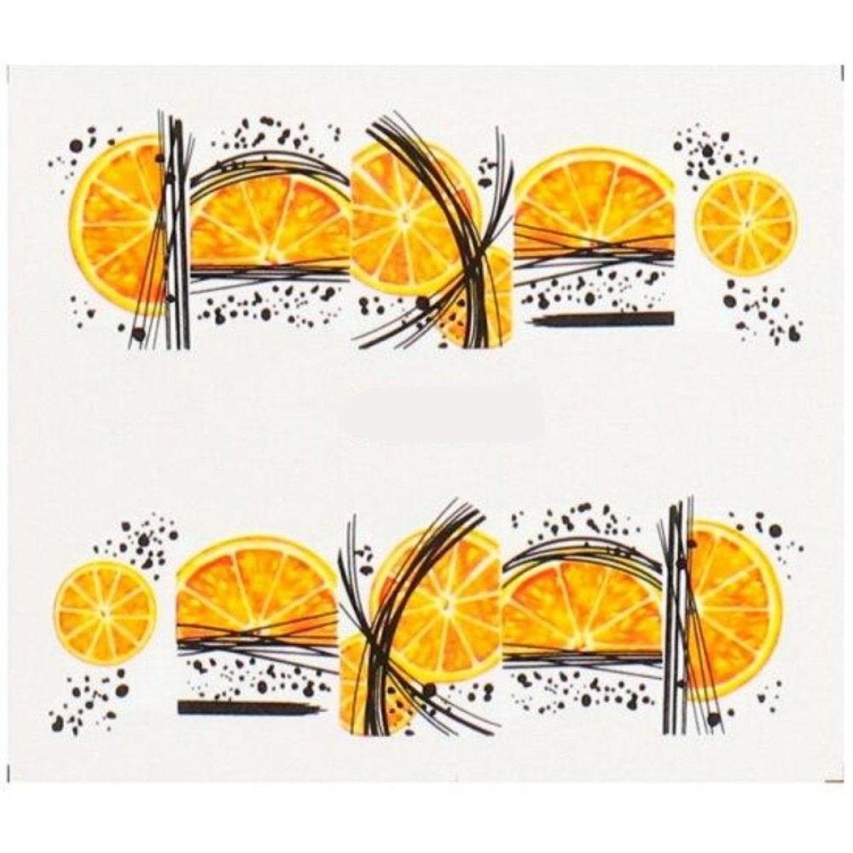 1 Sheet Nail Art Summer Slider Ice Cream Drink Fruit Sticker For Nail DIY Manicure - BN-1605 - Asia Sell