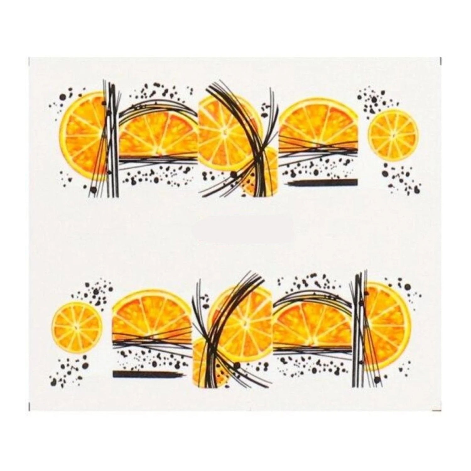 1 Sheet Nail Art Summer Slider Ice Cream Drink Fruit Sticker For Nail DIY Manicure - BN-1605 - Asia Sell