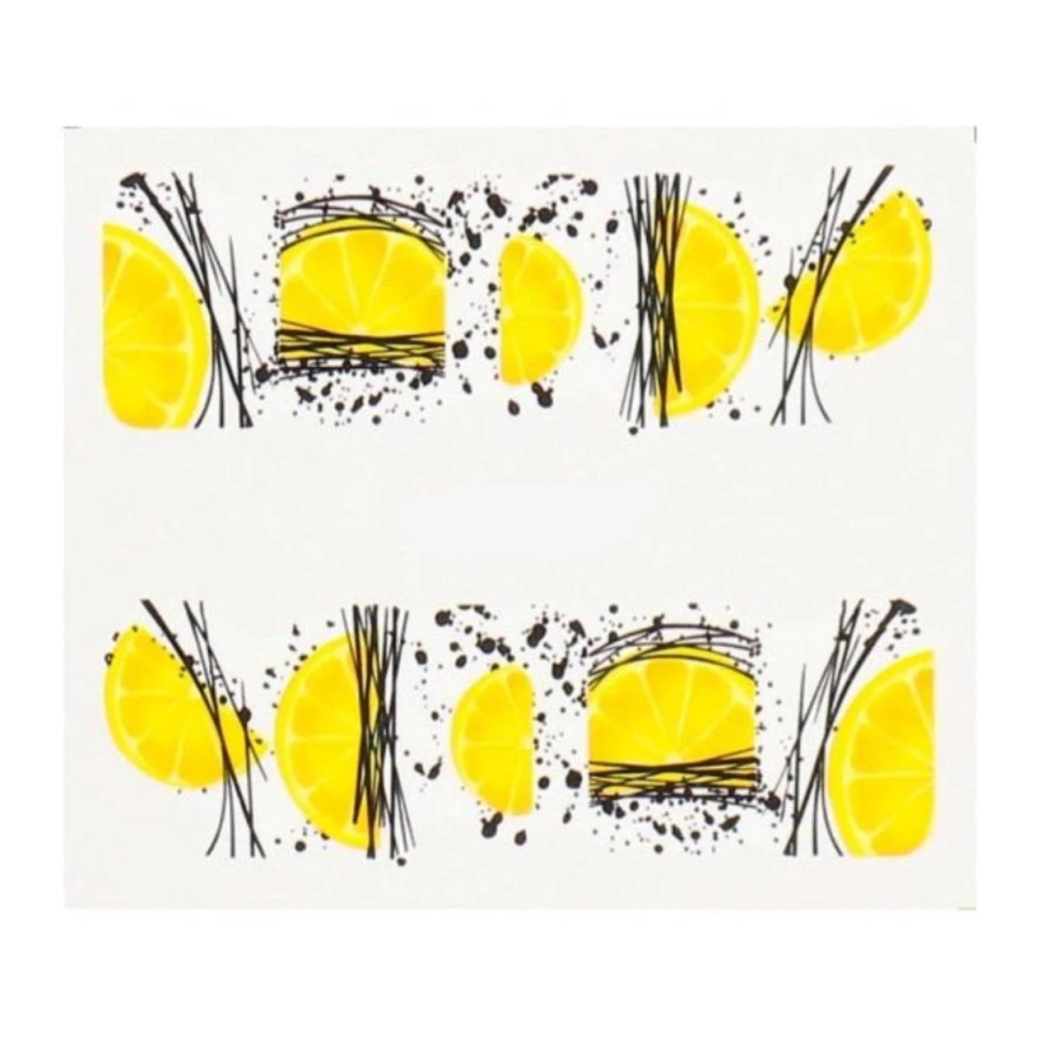 1 Sheet Nail Art Summer Slider Ice Cream Drink Fruit Sticker For Nail DIY Manicure - BN-1606 - Asia Sell