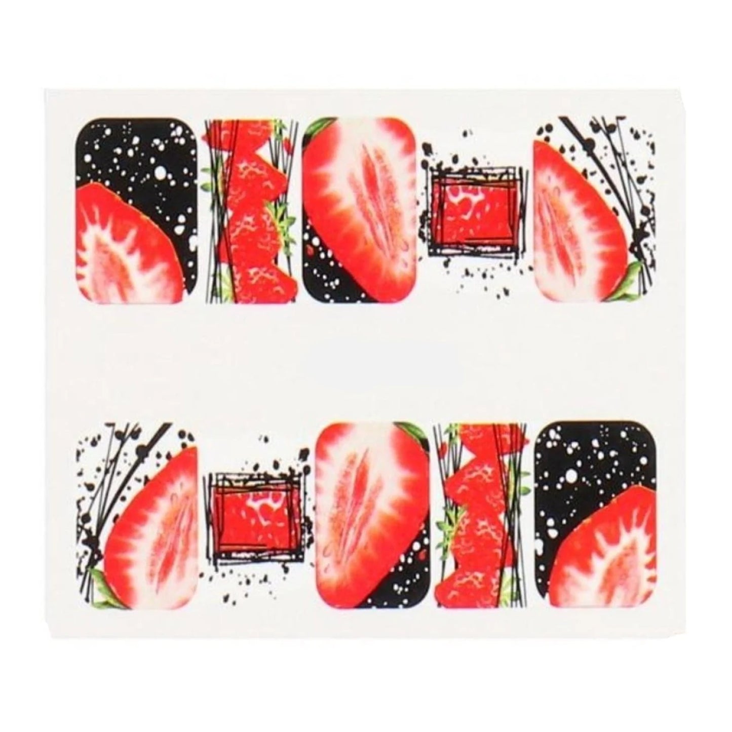 1 Sheet Nail Art Summer Slider Ice Cream Drink Fruit Sticker For Nail DIY Manicure - BN-1607 - Asia Sell
