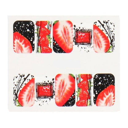 1 Sheet Nail Art Summer Slider Ice Cream Drink Fruit Sticker For Nail DIY Manicure - BN-1607 - Asia Sell