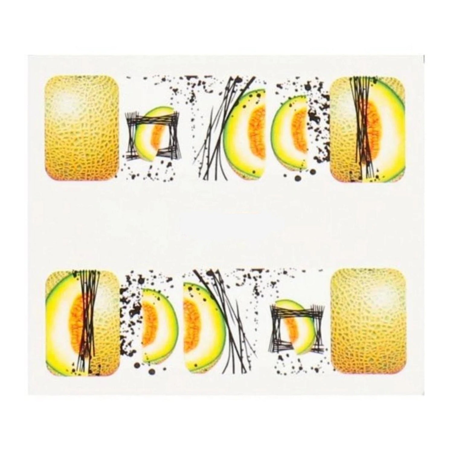 1 Sheet Nail Art Summer Slider Ice Cream Drink Fruit Sticker For Nail DIY Manicure - BN-1608 - Asia Sell