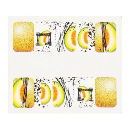 1 Sheet Nail Art Summer Slider Ice Cream Drink Fruit Sticker For Nail DIY Manicure - BN-1608 - Asia Sell