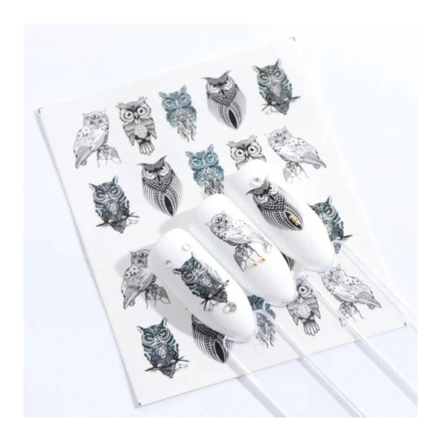 1 Sheet Nail Water Transfer Sticker Cartoon Flamingo Cute Animal Designs Nail Art Slider Manicure - STZ670 - Asia Sell