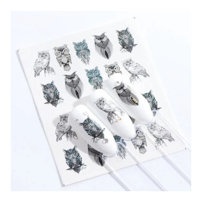 1 Sheet Nail Water Transfer Sticker Cartoon Flamingo Cute Animal Designs Nail Art Slider Manicure - STZ670 - Asia Sell