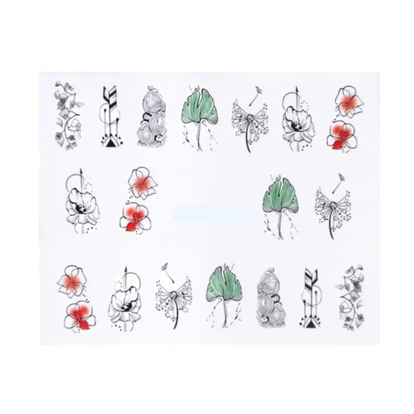 1 Sheet Nail Water Transfer Sticker Cartoon Flamingo Cute Animal Designs Nail Art Slider Manicure - STZ768 - Asia Sell