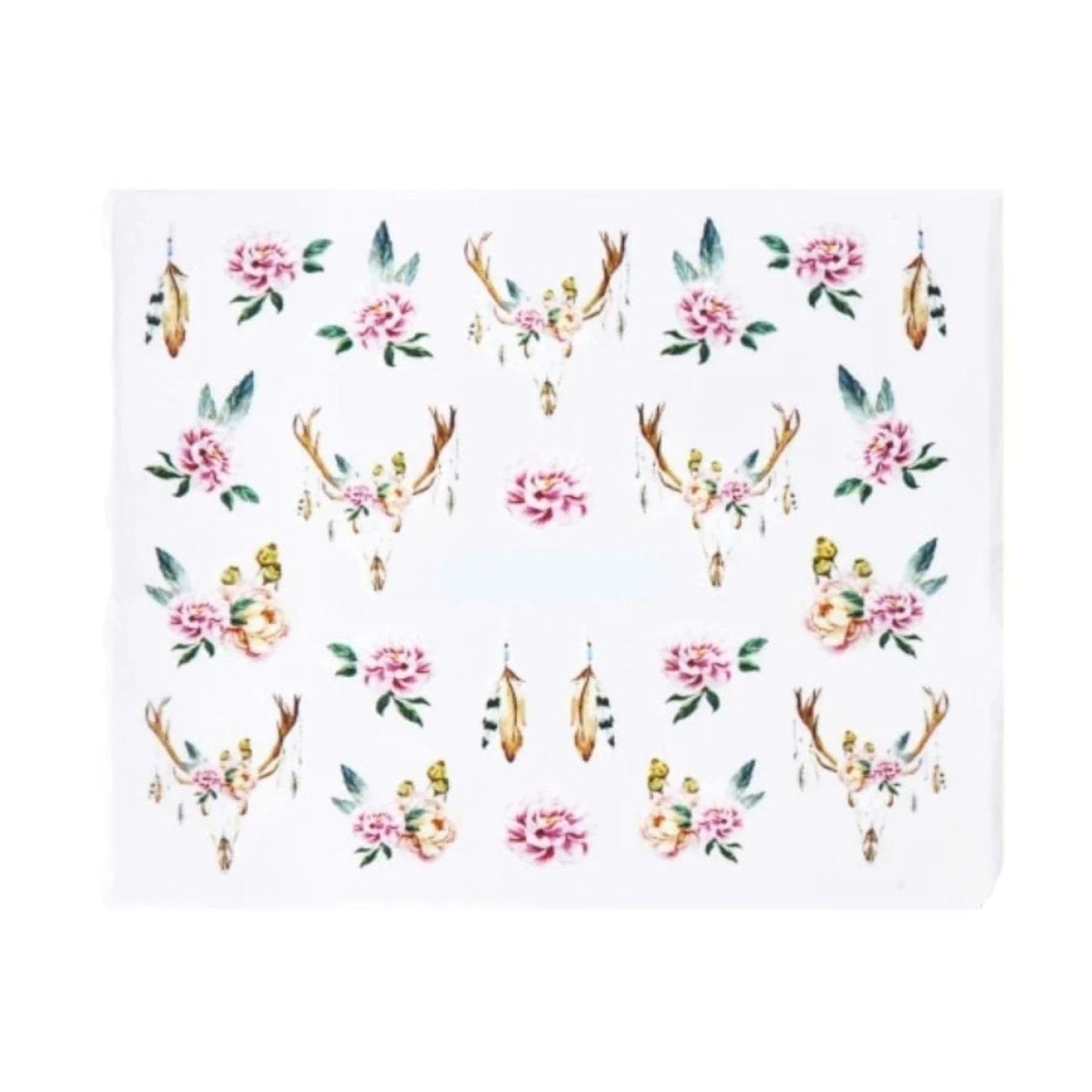 1 Sheet Nail Water Transfer Sticker Cartoon Flamingo Cute Animal Designs Nail Art Slider Manicure - STZ770 - Asia Sell
