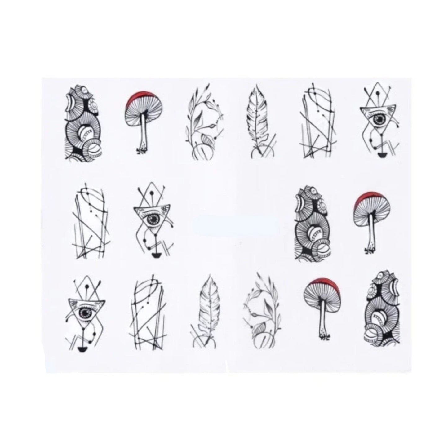 1 Sheet Nail Water Transfer Sticker Cartoon Flamingo Cute Animal Designs Nail Art Slider Manicure - STZ771 - Asia Sell