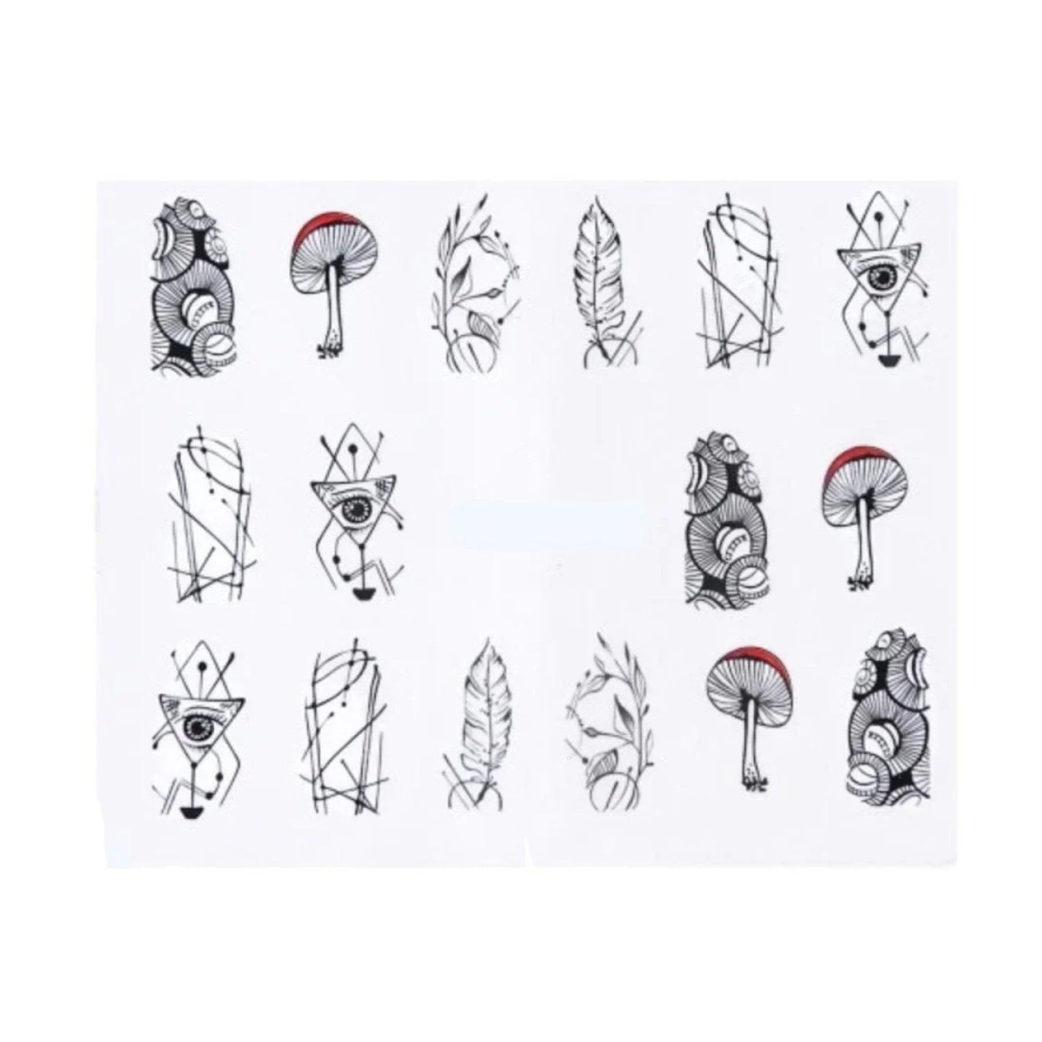 1 Sheet Nail Water Transfer Sticker Cartoon Flamingo Cute Animal Designs Nail Art Slider Manicure - STZ771 - Asia Sell