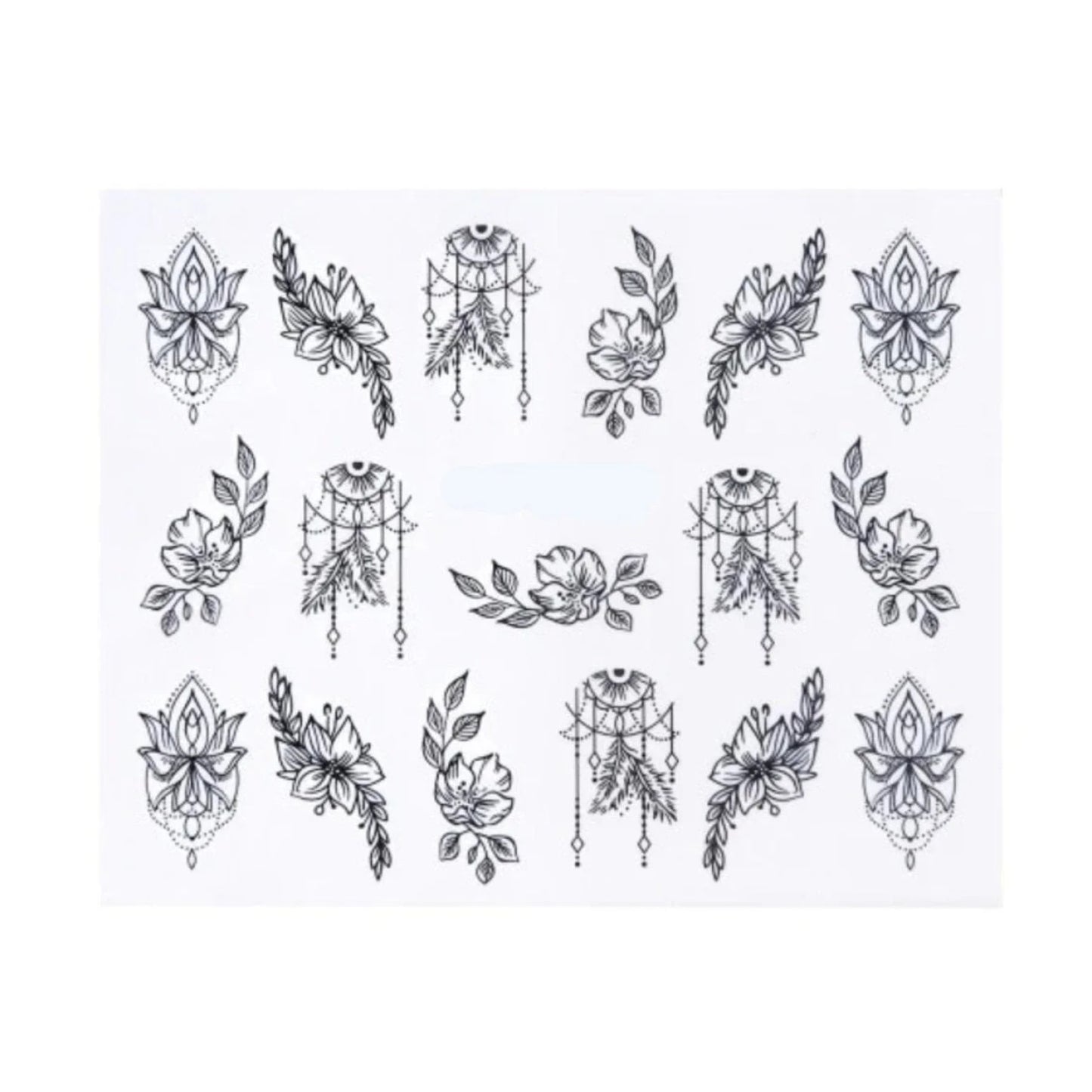 1 Sheet Nail Water Transfer Sticker Cartoon Flamingo Cute Animal Designs Nail Art Slider Manicure - STZ772 - Asia Sell
