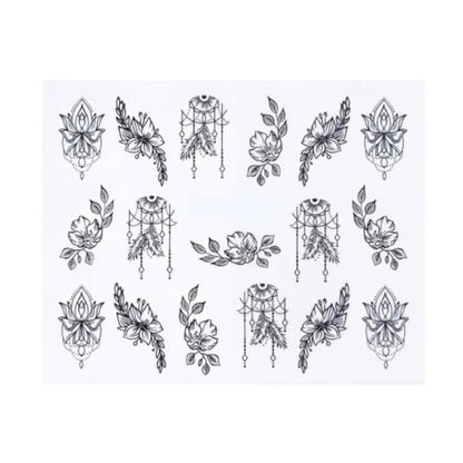 1 Sheet Nail Water Transfer Sticker Cartoon Flamingo Cute Animal Designs Nail Art Slider Manicure - STZ772 - Asia Sell