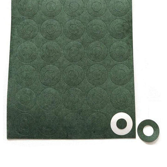10-1000 Rings 18650 Barley Paper Circles 1S Li-ion Battery Insulation Gasket for Battery Pack - 10 pieces - - Asia Sell