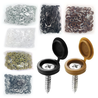 10100pcs Plastic Screw Caps Folding Nail Covers Tool | Main Image | Asia Sell