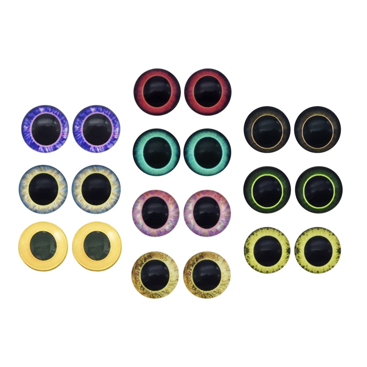 10-40pcs 20mm Doll Owl Animal Glass Eyes Large Pupils Glass Cabochon - 10 - Mixed - Asia Sell