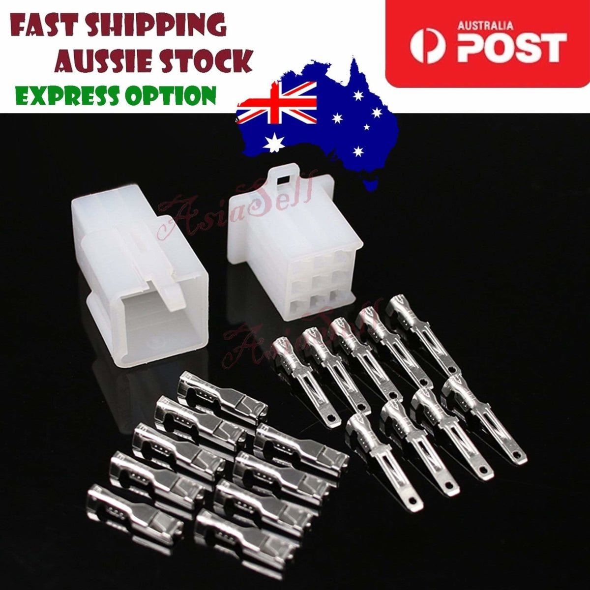 10 Sets 2.8mm 2/3/4/6/9 Pin Automotive 2.8 Connector Male Female Cable Terminal - 9 Pin - - Asia Sell