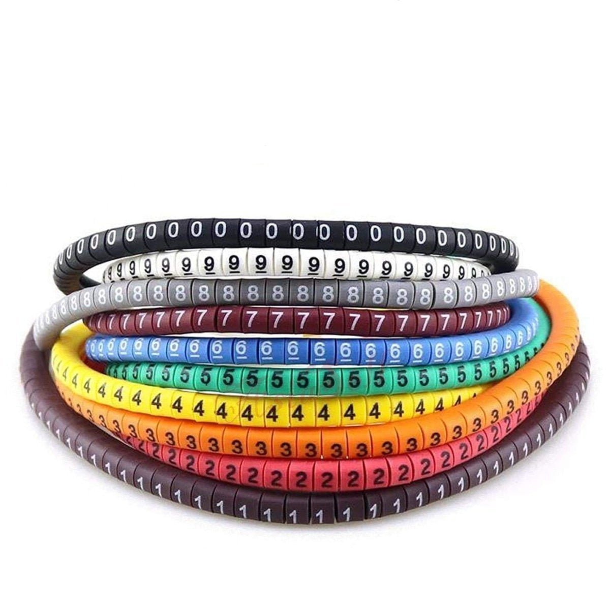 1000pcs 100ea Cable Labels Tags Markers Letters Numbers Indicators 1.5mm ~ 3.0mm Cables - - Asia Sell