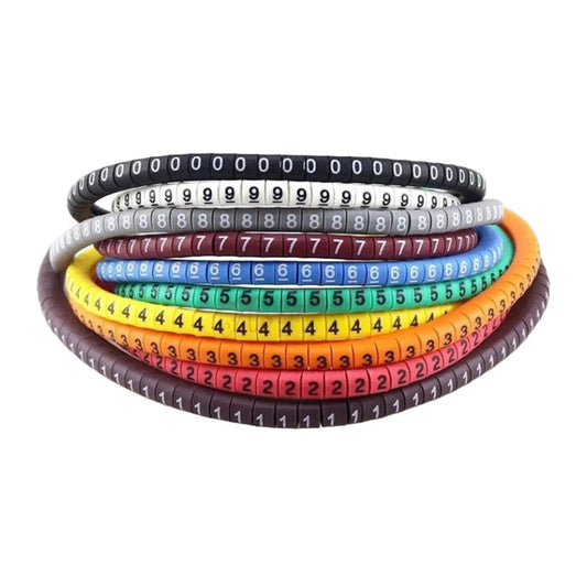 1000pcs 100ea Cable Labels Tags Markers Letters Numbers Indicators 1.5mm ~ 3.0mm Cables - - Asia Sell
