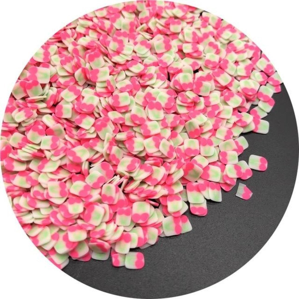 1000pcs 3-6mm Mixed Fruit Animal Clay Beads Decoration Crafts Scrapbook Nail Art - Butterflies - - Asia Sell