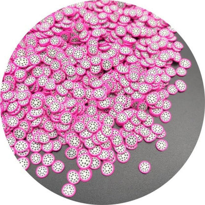 1000pcs 3-6mm Mixed Fruit Animal Clay Beads Decoration Crafts Scrapbook Nail Art - Butterflies - - Asia Sell